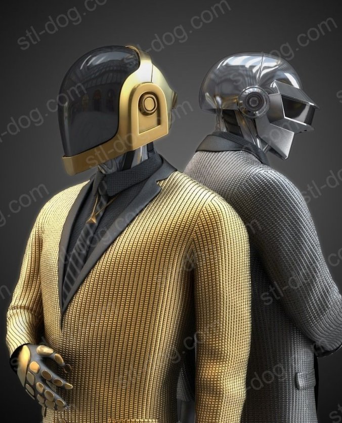 Daft Punk 3D打印图纸解锁未知的宇宙！